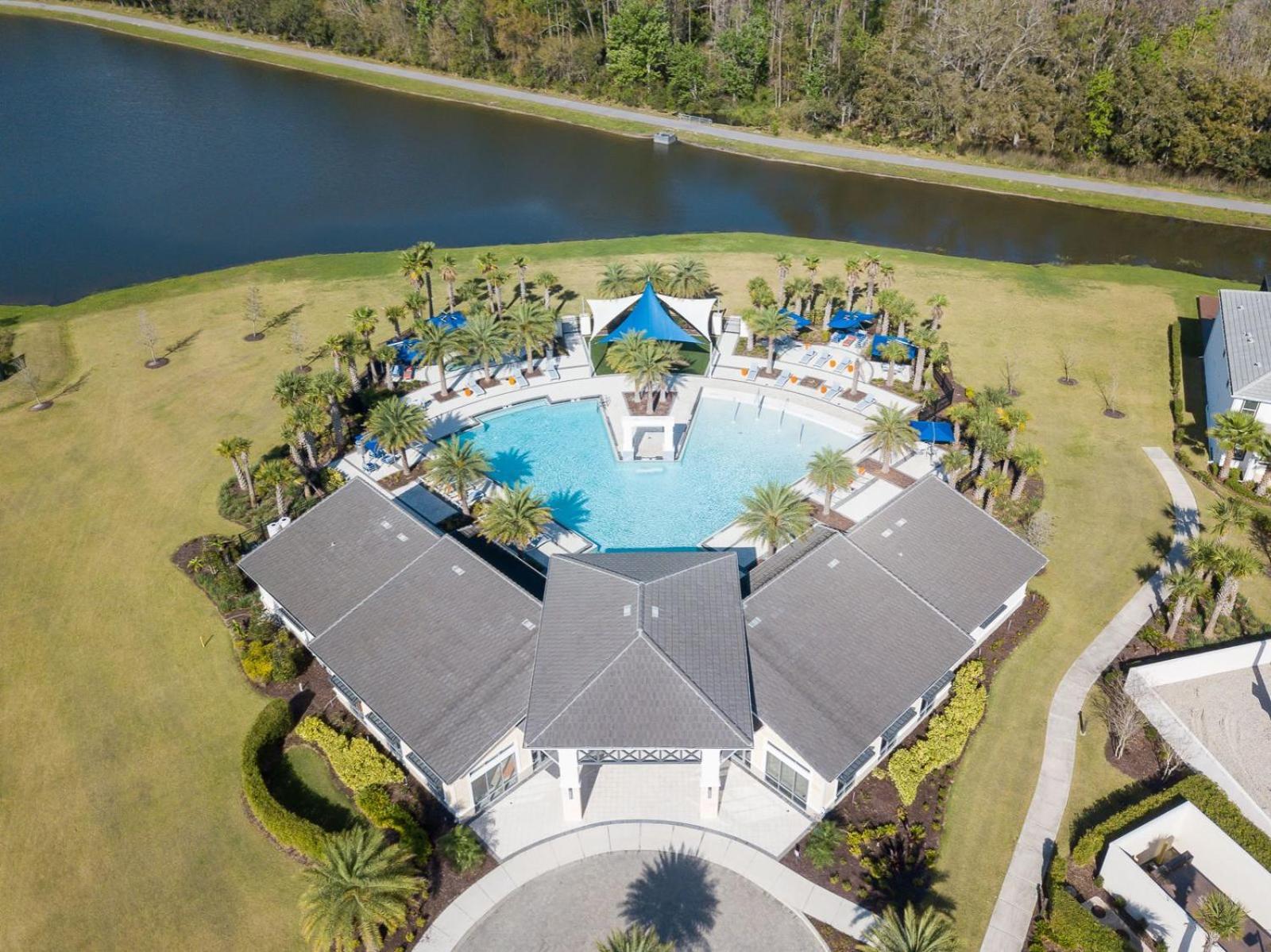 5Br 5Bath Pvt Home Bbq Pool 15Min Disney 3056Ft 基西米 外观 照片